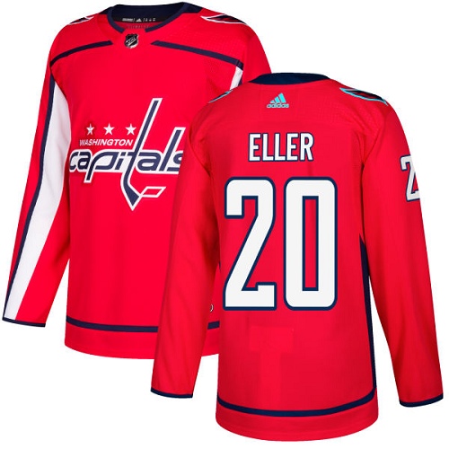 Adidas Men Washington Capitals 20 Lars Eller Red Home Authentic Stitched NHL Jersey